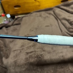 お話中 バドミントンラケットの画像