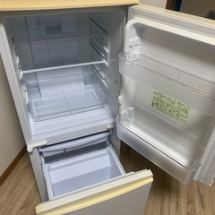 シャープSHARP 2ドア冷蔵庫 SJ-14W 2012年製 の画像