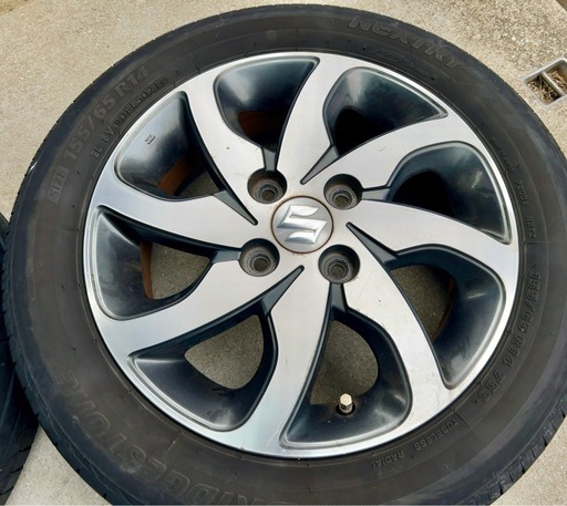 スズキ純正ホイール パレットSW 14×4.5J オフセット+50 軽自動車