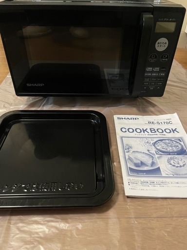 シャープ SHARP オーブンレンジ 16L 横開き ブラック系 RE-F161-B