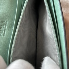 フルラFURLAPRIMULA CONTINENTAL WALLET SLIMロングウォレット フラップ式二つ折り長財布 二つ折り財布 折財布 さいふ サイフ小銭入れ有ミネラルグリーン緑色無地ロゴレザー牛革本革19.5×9箱レディース女性用定価22,000円の画像