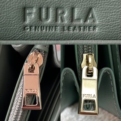 フルラFURLAPRIMULA CONTINENTAL WALLET SLIMロングウォレット フラップ式二つ折り長財布 二つ折り財布 折財布 さいふ サイフ小銭入れ有ミネラルグリーン緑色無地ロゴレザー牛革本革19.5×9箱レディース女性用定価22,000円の画像