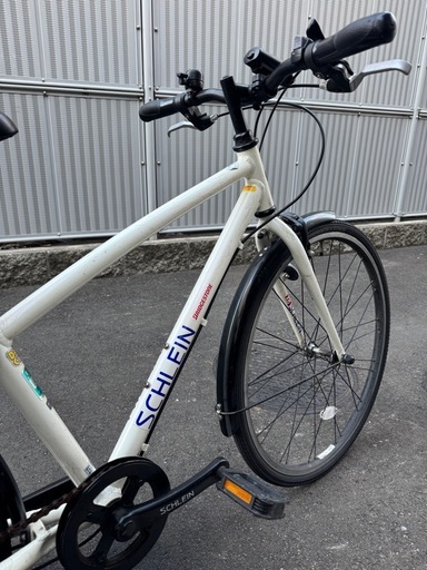 【お値下げ実施中】
ブリヂストンSCHLEIN シティサイクル ホワイト 7段変速