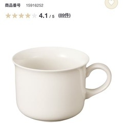 無印良品　磁器カップ2個セットの画像