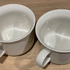 無印良品　磁器カップ2個セットの画像