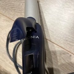 SALONIA サロニア 2WAY ストレート カール ヘアアイロン コテ　ネイビーの画像