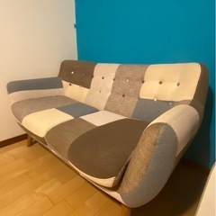 Francfranc ソファ ナビア パッチワークの画像