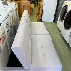 【リサイクルショップ ピカソ 小松原】🌈✨【ふかふか快適‼️ソファーベッド✨】2台セットでワイド化可能🔥★8718★の画像