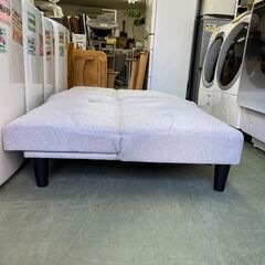 【リサイクルショップ ピカソ 小松原】🌈✨【ふかふか快適‼️ソファーベッド✨】2台セットでワイド化可能🔥★8718★の画像