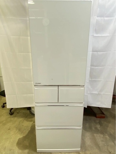 【6ヶ月保証】三菱電機 5ドア冷蔵庫 MR-B46Z-W1 2016年製