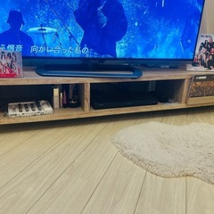 ※受渡予定者確定済み　SHARP AQUOS 60 型　テレビ※テレビ台付きの画像