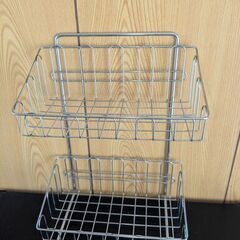 キッチンステンレス棚　中古の画像
