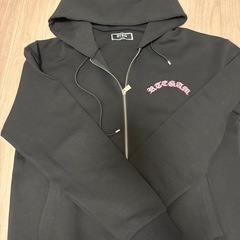 RTEG ブラック ジップアップパーカー M相当の画像