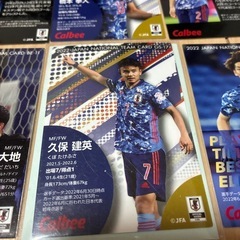 カルビー　サッカー選手カードの画像