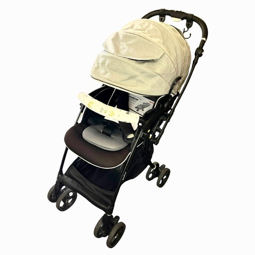 極美品】Aprica ラクーナビッテクッション レザーハンドル 2107603