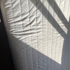 無印良品　脚付マットレス　セミダブルの画像