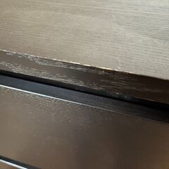 4段タンス（80×100×48）　黒色の画像