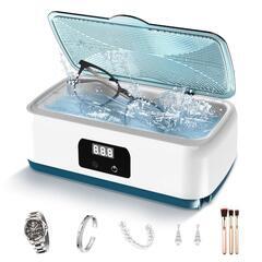 超音波洗浄機 メガネクリーナー メガネ 750ml大容量 強力振動の画像