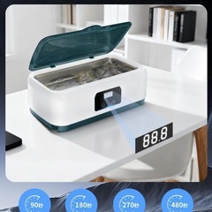 超音波洗浄機 メガネクリーナー メガネ 750ml大容量 強力振動の画像