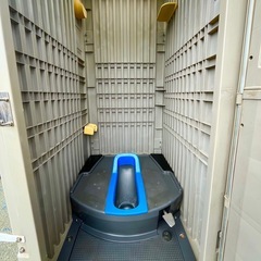 簡易水洗汲取式仮設トイレ　美品中古　熊本の画像