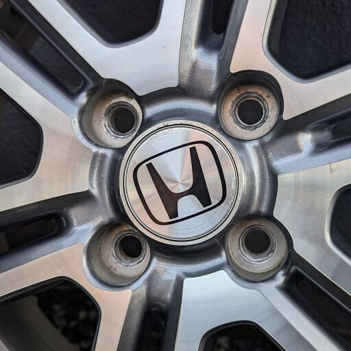 HONDA N-BOX純正アルミホイール 古タイヤ付き ホンダ純正 14インチ 4.5J 4H100 4本セット N-BOX、HOND