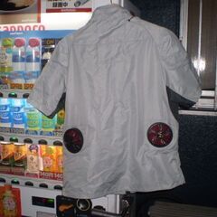 ワークマン　ウィンドコア　遮熱半袖ジャンパー　Lサイズ　WZ6700　空調服　空調風神服用 ファン＆バッテリー12Vセットの画像