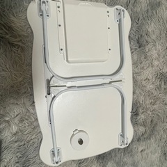 ローテーブル 折りたたみ 白 幅60×奥行40×高さ29.5cm 軽量コンパクトの画像