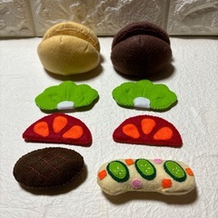 フェルトままごとパンセットーハンドメイドー新品の画像