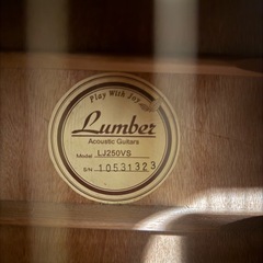 Lumber アコースティックギター　スタンドつき付きの画像