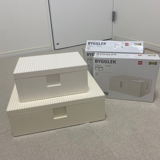 【廃盤/レア】IKEA LEGO BYGGLEK ビッグレク 大中 3点