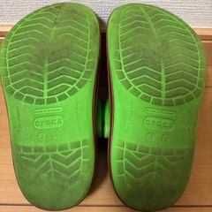 クロックス　サンダル　19cmの画像
