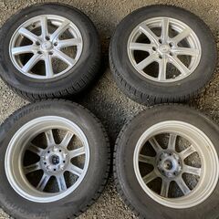 ナンカン製AW-1スタッドレスタイヤ4本セット（ホイール付き）215/60R16の画像