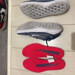 靴、ナイキ フリー ラン フライニットの画像