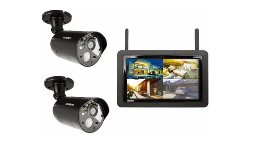 【新品・未開封】ガーディアン ワイヤレスセキュリティカメラ・モニターセット IP65[カメラ×2・モニター×1セット] UDR7011