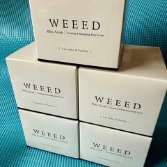【新品未使用】WEEED Bliss Scrub ラベンダー&バニラ 5個セットの画像