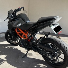 KTM390Duke ｜走行355km 車検・自賠責2028年｜カスタム｜未登録新車購入ワンオーナーの画像