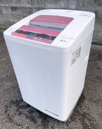 ★動作〇★ 清掃済 保障有 洗濯機 日立 BW-7TV 7kg ビートウォッシュ 2015年製 全自動電気洗濯機 Hitachi
