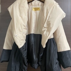 CECIL Mc BEE バイカラーダウンコートの画像