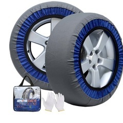 【新品未使用】タイヤカバー スノーソックス 布製タイヤチェーン 非金属 布製 乗用車用 スノーチェーン K76 簡単 脱着 正規品  の画像