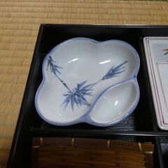 松花堂弁当箱 ５セット 器付きの画像