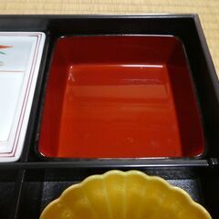 松花堂弁当箱 ５セット 器付きの画像