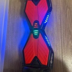 Hoverboard レッド ブラック LEDライトの画像