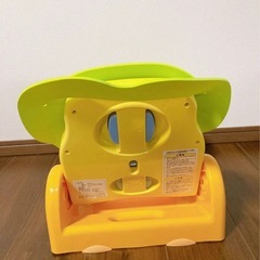 新品未使用　はじめてのお風呂から使えるバスチェア イエロー 91593の画像