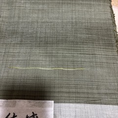 くで絣結城　着物　反物の画像