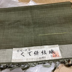 くで絣結城　着物　反物の画像