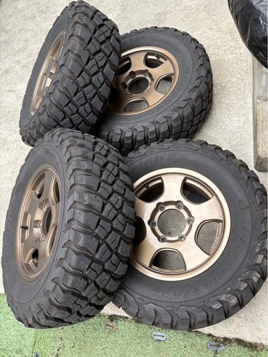 MTタイヤ付　BFグッドリッチマッドテレーンT/A KM3LT215/75R15 ハイエース デリカ等 福岡 MTタイヤ付 BFグッドリッチマッドテレーンT/A KM3LT215/75R15