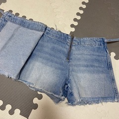 デニム　ショートパンツの画像