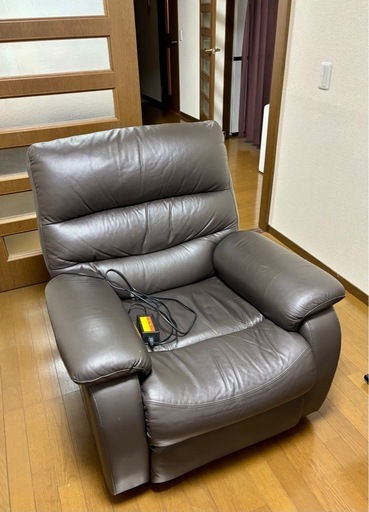 リクライニング電動ソファ−