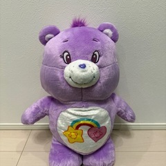 スティッチ、ケアベアぬいぐるみの画像