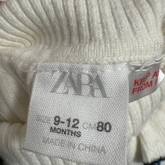 ZARAベビーニットの画像